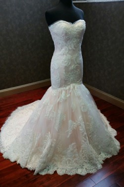 Trumpet/Mermaid Sweetheart Lace Bridal Wedding Dresses WD010544