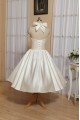 A-line Short Halter Bowknot Bridal Wedding Dresses WD010546