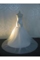 Trumpet/Mermaid Strapless Lace Bridal Wedding Dresses WD010548