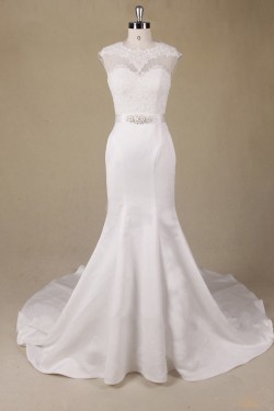 Trumpet/Mermaid Lace Bridal Wedding Dresses WD010549