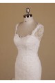 Trumpet/Mermaid Straps Lace Bridal Wedding Dresses WD010551