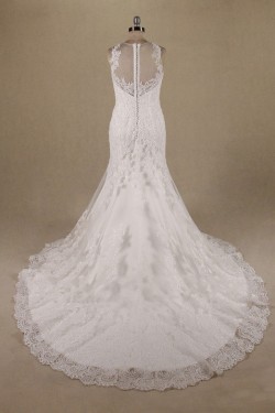 Trumpet/Mermaid Lace Bridal Wedding Dresses WD010552