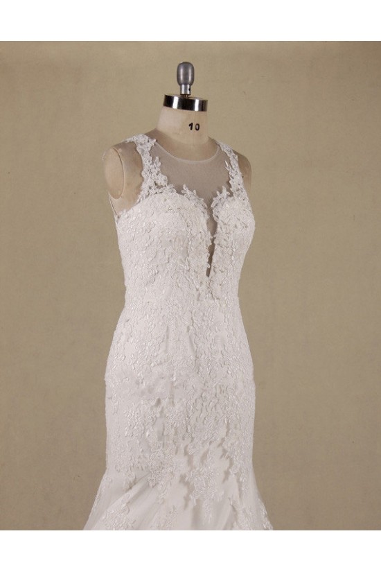 Trumpet/Mermaid Lace Bridal Wedding Dresses WD010552