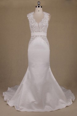 Trumpet/Mermaid Lace Bridal Wedding Dresses WD010554
