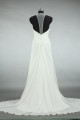 Sheath/Column Halter Beaded Chiffon Bridal Wedding Dresses WD010556