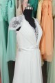 Elegant V-neck Cap Sleeves Chiffon and Lace Bridal Wedding Dresses WD010558 Elegant V-neck Cap Sleeves Chiffon and Lace Bridal Wedding Dresses WD010558