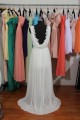 Sheath/Column V-neck Beaded Chiffon and Lace Bridal Wedding Dresses WD010559 Sheath/Column V-neck Beaded Chiffon and Lace Bridal Wedding Dresses WD010559