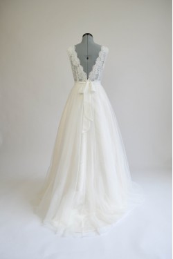 A-line Lace Bridal Wedding Dresses WD010565