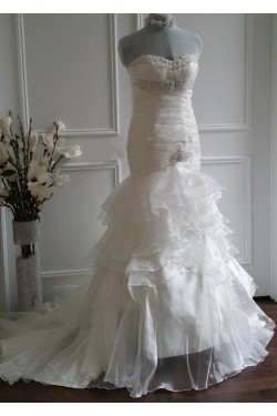 Trumpet/Mermaid Sweetheart Bridal Wedding Dresses WD010568