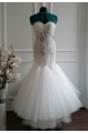 Trumpet/Mermaid Sweetheart Beaded Lace Bridal Wedding Dresses WD010569