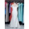 Trumpet/Mermaid V-neck Short Sleeves Lace Bridal Wedding Dresses WD010571