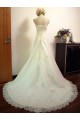A-line Strapless Lace Bridal Wedding Dresses WD010573