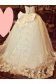 Ball Gown Strapless Bowknot Lace Bridal Wedding Dresses WD010574