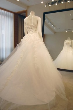 Ball Gown Strapless Bridal Wedding Dresses WD010578