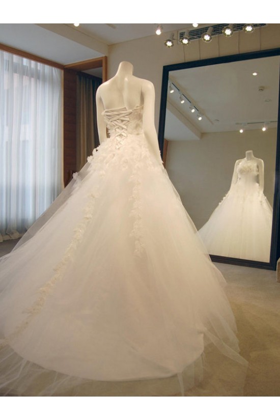 Ball Gown Strapless Bridal Wedding Dresses WD010578