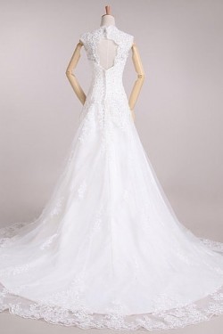 A-line Lace Bridal Wedding Dresses WD010583