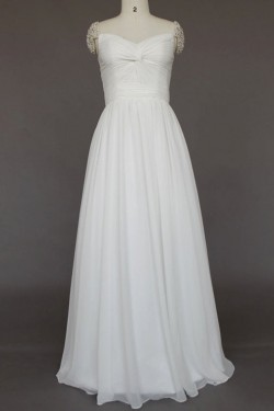 A-line Chiffon Bridal Wedding Dresses WD010586