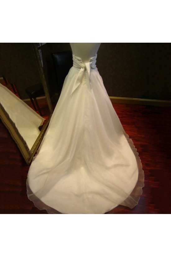 A-line Spaghetti Strap Lace Bridal Wedding Dresses WD010590