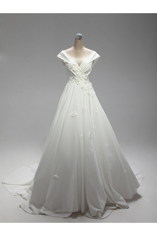 A-line Off the Shoulder Bridal Wedding Dresses WD010596 A-line Off the Shoulder Bridal Wedding Dresses WD010596