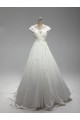 A-line Off the Shoulder Bridal Wedding Dresses WD010596