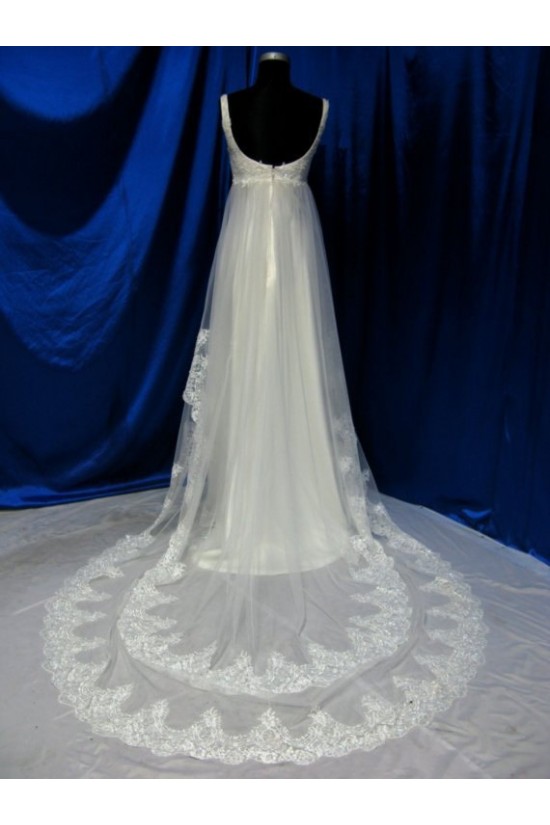 A-line Straps Lace Bridal Wedding Dresses WD010597