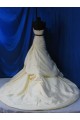 A-line Strapless Beade Bridal Wedding Dresses WD010599