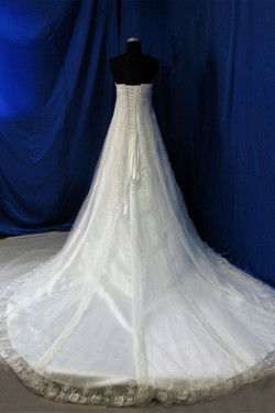 Empire Sweetheart Lace Maternity Bridal Wedding Dresses WD010600