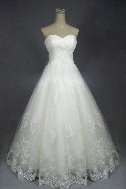 A-line Sweetheart Lace Bridal Wedding Dresses WD010603