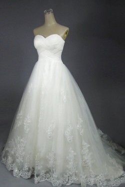 A-line Sweetheart Lace Bridal Wedding Dresses WD010603