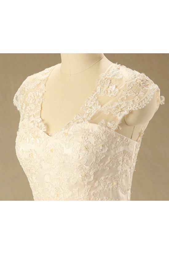 A-line V-neck Lace Bridal Wedding Dresses WD010605 A-line V-neck Lace Bridal Wedding Dresses WD010605