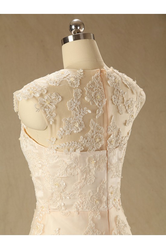 A-line V-neck Lace Bridal Wedding Dresses WD010605 A-line V-neck Lace Bridal Wedding Dresses WD010605