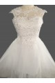 Short/Mini Beaded Lace Bridal Wedding Dresses WD010606