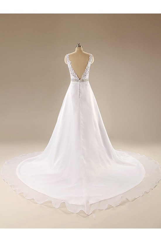 A-line Beaded Lace Bridal Wedding Dresses WD010607 A-line Beaded Lace Bridal Wedding Dresses WD010607
