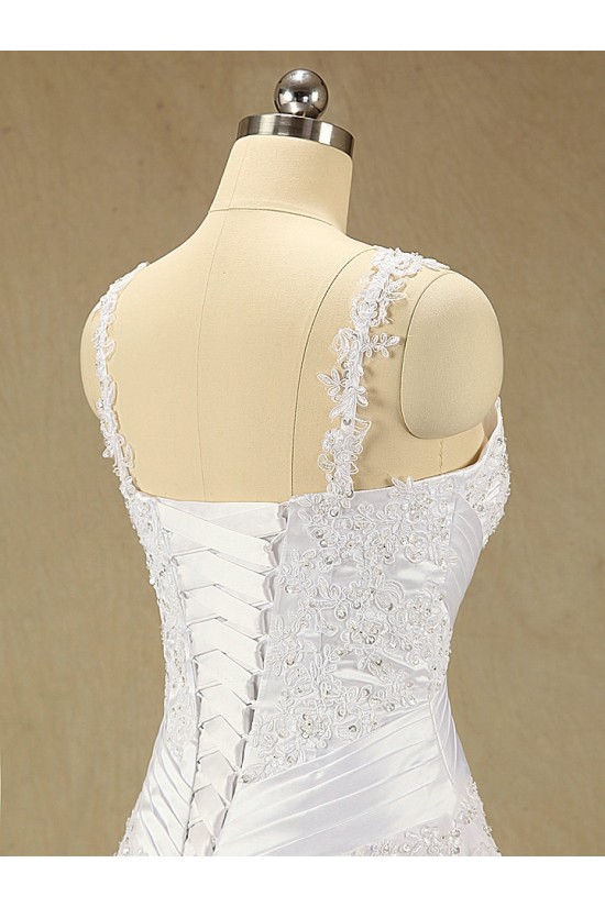A-line Straps Lace and Chiffon Bridal Wedding Dresses WD010610 A-line Straps Lace and Chiffon Bridal Wedding Dresses WD010610