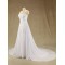 A-line Straps Lace and Chiffon Bridal Wedding Dresses WD010610