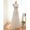 A-line Lace and Chiffon Bridal Wedding Dresses WD010612