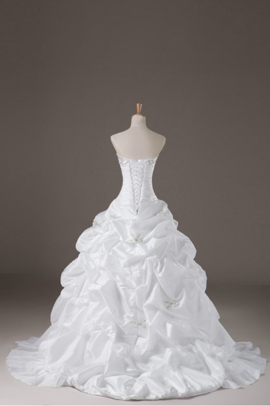 Ball Gown Strapless Beaded Bridal Wedding Dresses WD010616 Ball Gown Strapless Beaded Bridal Wedding Dresses WD010616