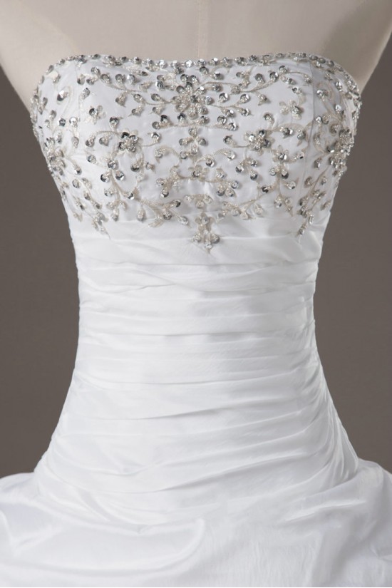 Ball Gown Strapless Beaded Bridal Wedding Dresses WD010616 Ball Gown Strapless Beaded Bridal Wedding Dresses WD010616