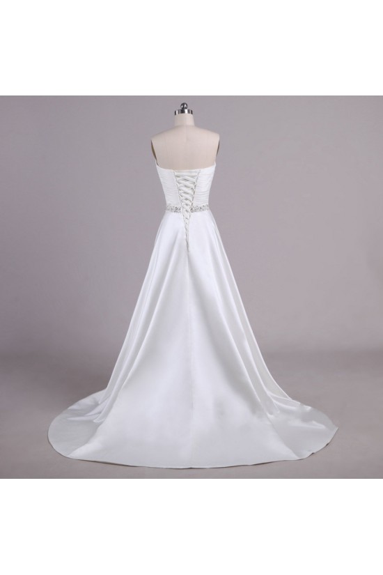 A-line Sweetheart Beaded Bridal Wedding Dresses WD010618 A-line Sweetheart Beaded Bridal Wedding Dresses WD010618