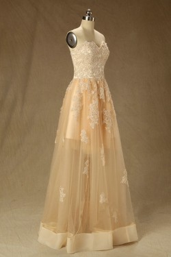 A-line Sweetheart Lace Bridal Wedding Dresses WD010621