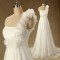A-line One Shoulder Chiffon Bridal Wedding Dresses WD010622
