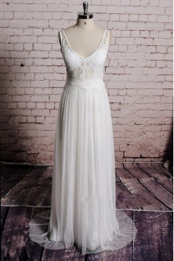 Sheath/Column Lace Bridal Wedding Dresses WD010634