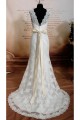 Trumpet/Mermaid V-neck Lace Bridal Wedding Dresses WD010637