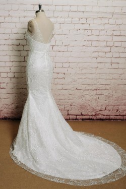 Trumpet/Mermaid Lace Bridal Wedding Dresses WD010649