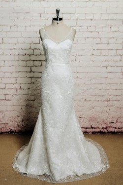 Trumpet/Mermaid Lace Bridal Wedding Dresses WD010649