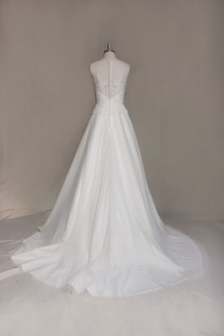A-line Lace Bridal Wedding Dresses WD010654
