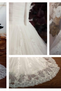 A-line Sweetheart Lace Bridal Wedding Dresses WD010658