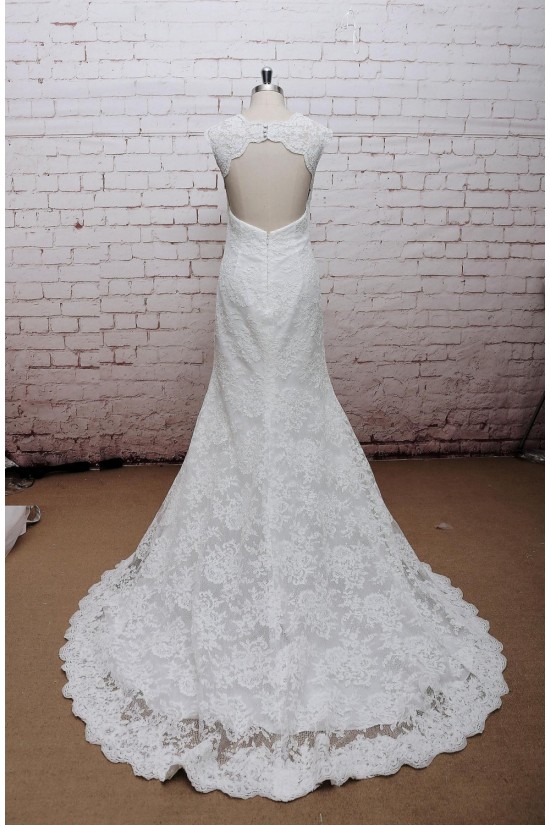 Trumpet/Mermaid V-neck Lace Bridal Wedding Dresses WD010659 Trumpet/Mermaid V-neck Lace Bridal Wedding Dresses WD010659