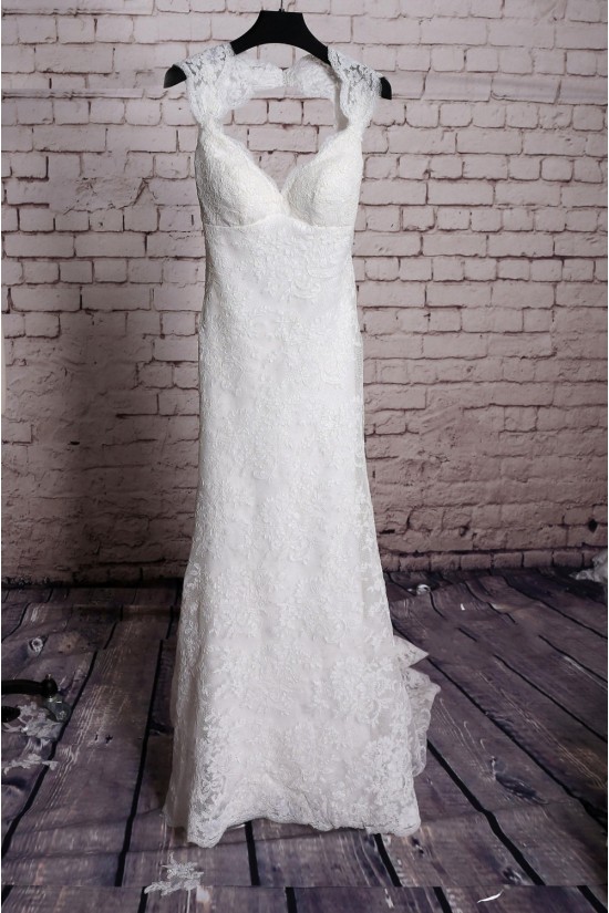 Trumpet/Mermaid V-neck Lace Bridal Wedding Dresses WD010659 Trumpet/Mermaid V-neck Lace Bridal Wedding Dresses WD010659