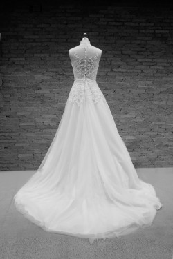 A-line Lace Bridal Wedding Dresses WD010660